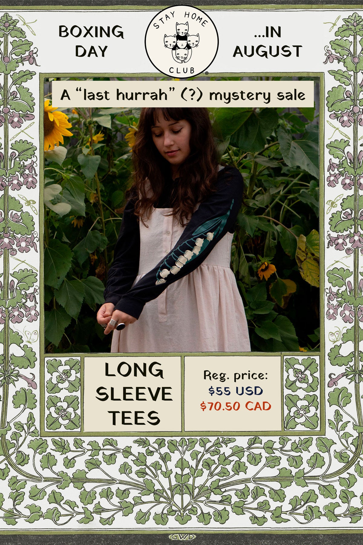 MYSTERY Long Sleeve Tee - Boxing Day In August