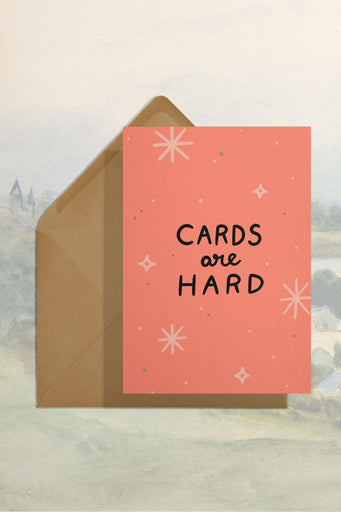 Cartes de Voeux 'Cards Are Hard'