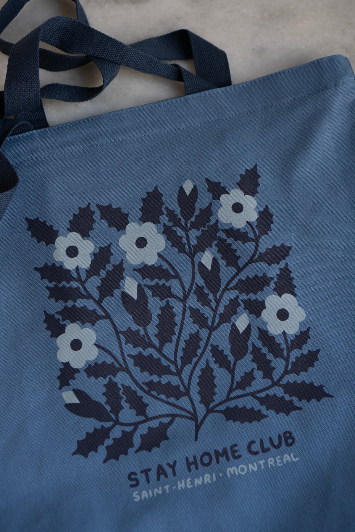 Grand Fourre-Tout Zippé Bleu 'Blooms 1858'