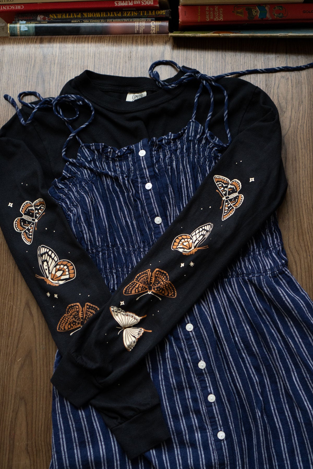T-shirt à manches longues 'Flutter By'