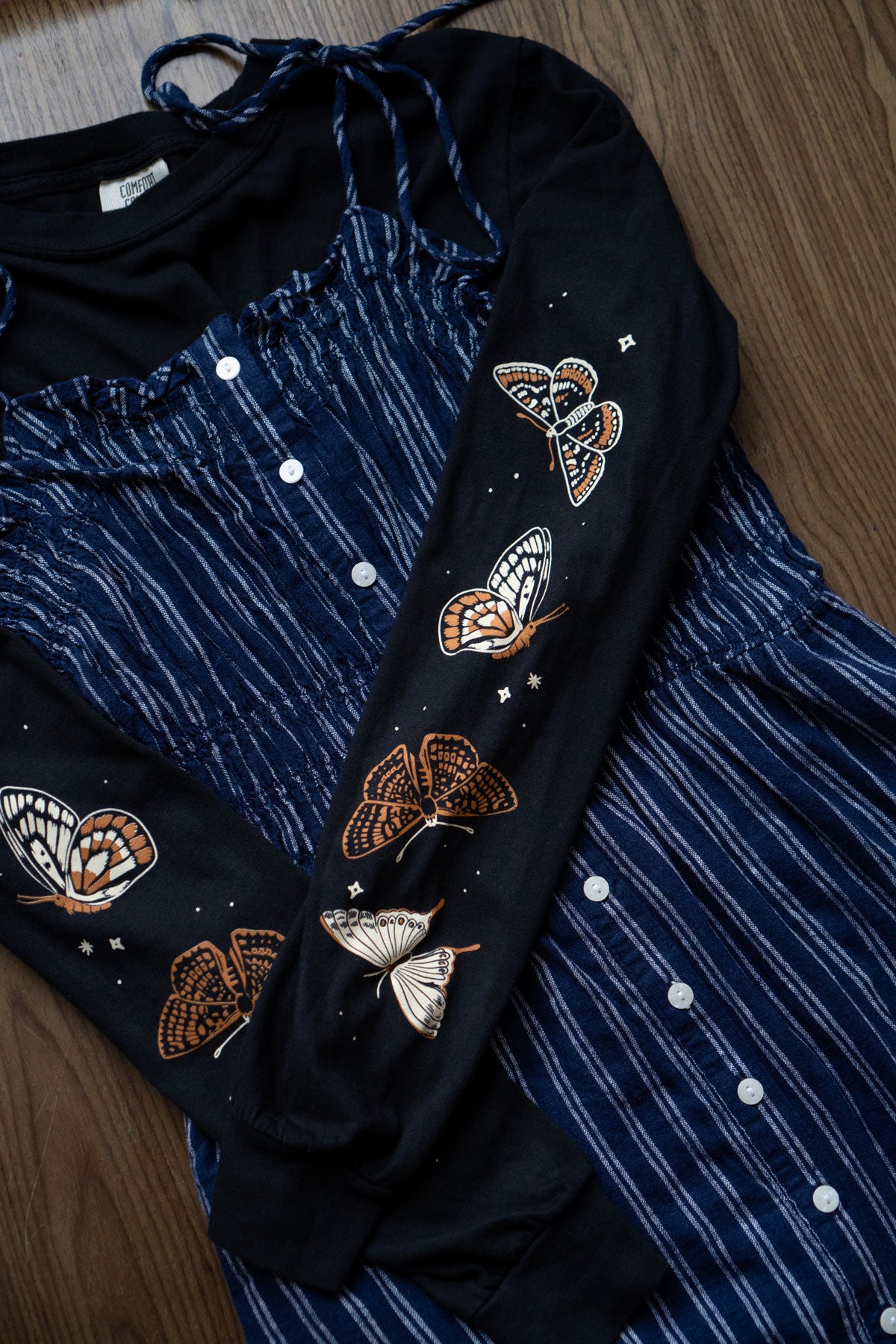 T-shirt à manches longues 'Flutter By'