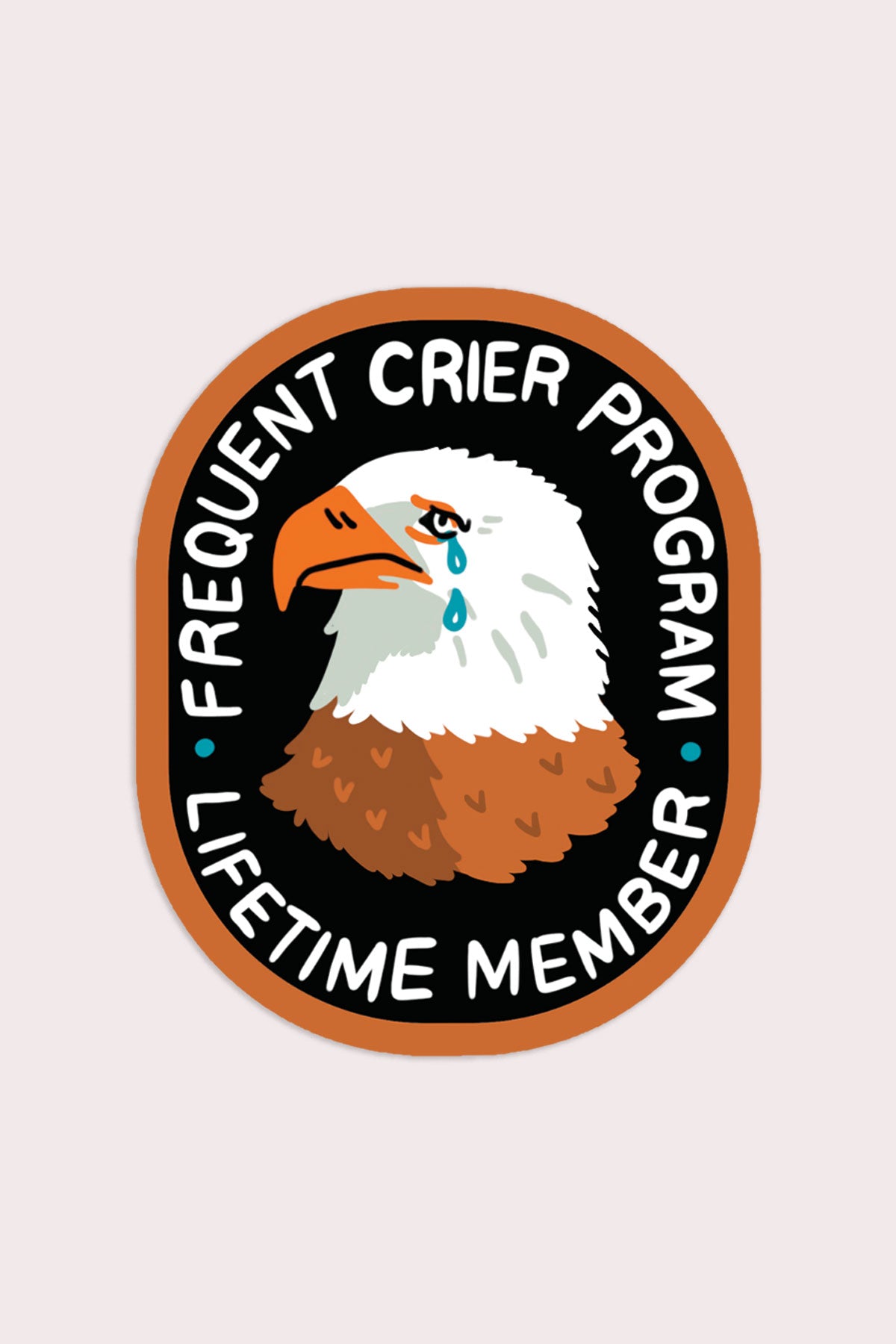 Autocollant 'Frequent Crier'