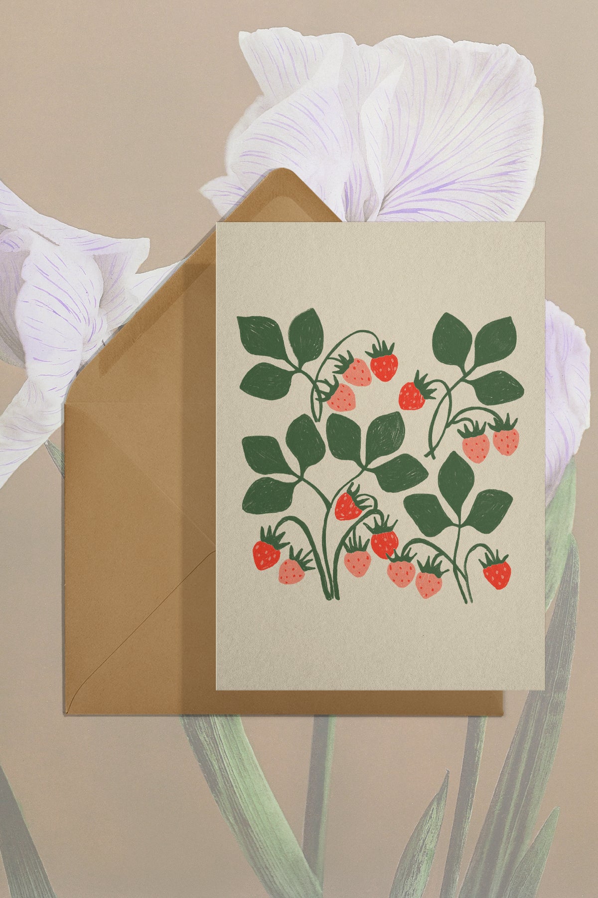 Carte de Voeux 'Fruits 1858'