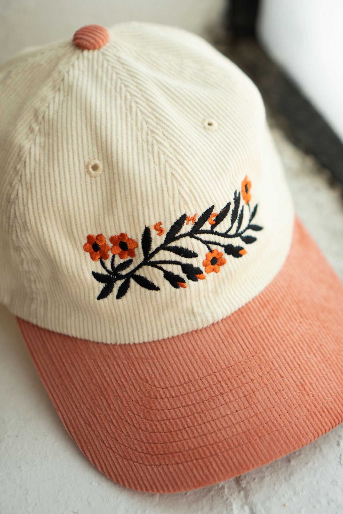 Casquette en Velours Côtelé 'Garland'