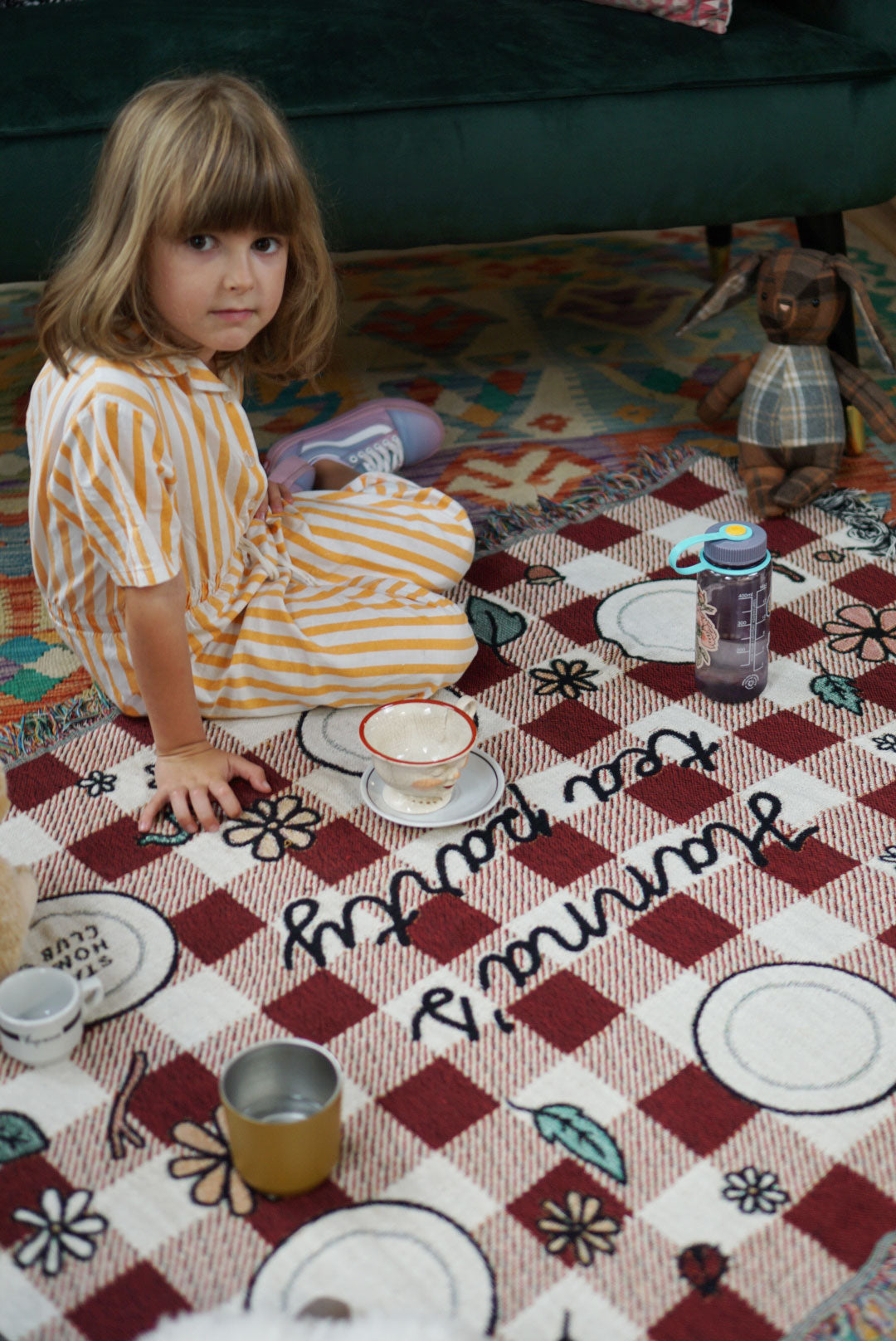 Jeté PERSONNALISÉE 'Gingham'