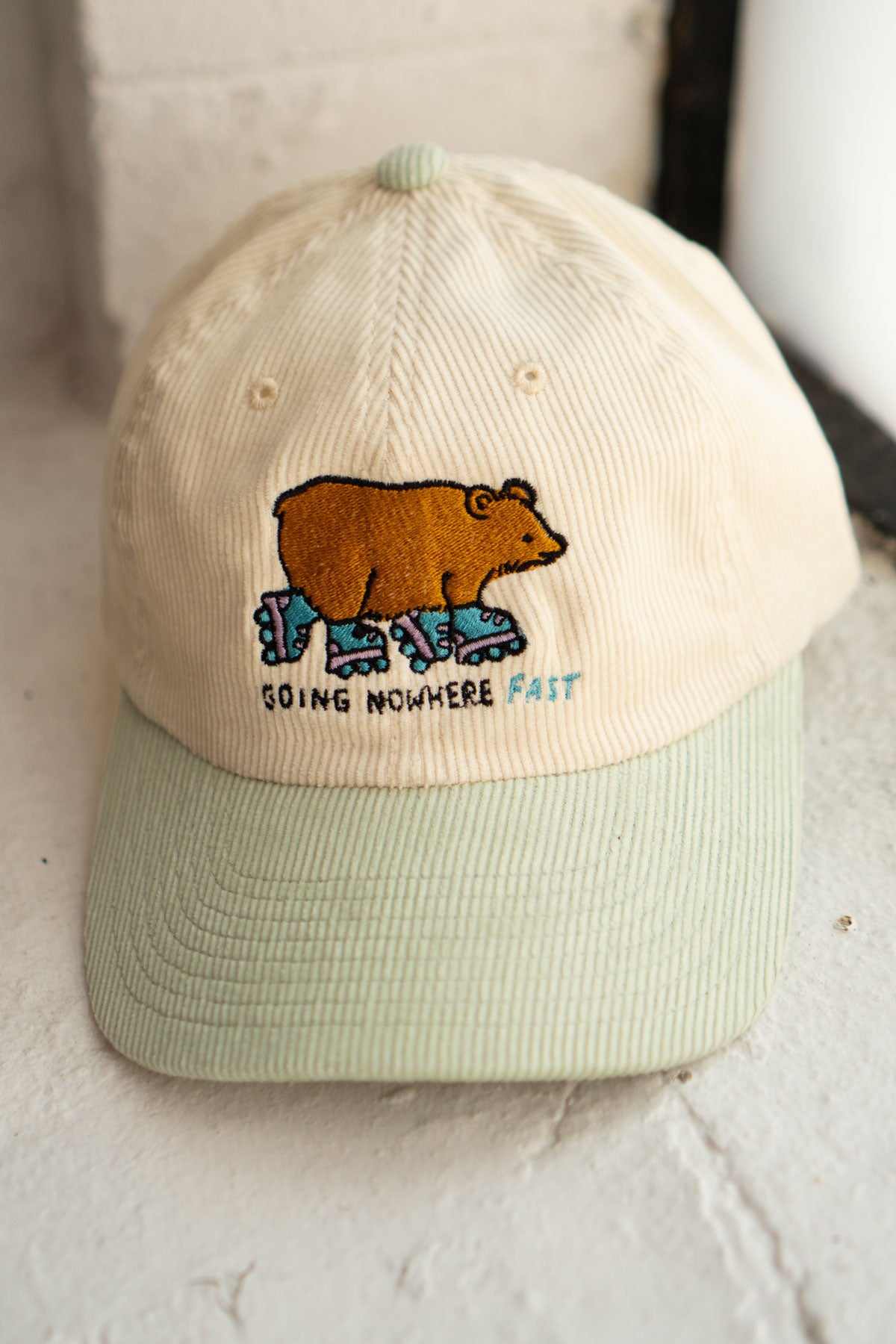 Casquette Velours Côtelé 'Going Nowhere Fast'