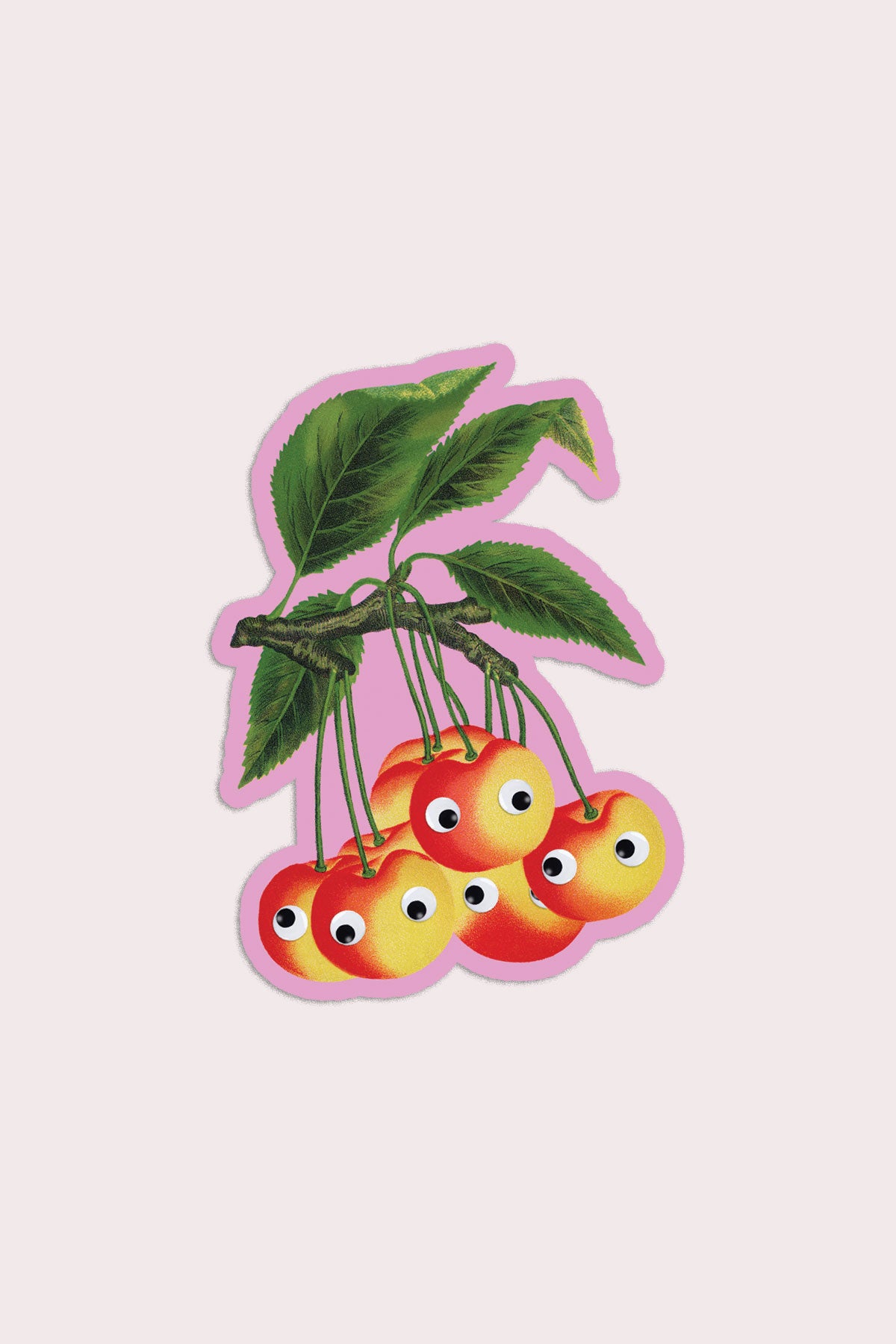Googly Cherries Vinyl Sticker