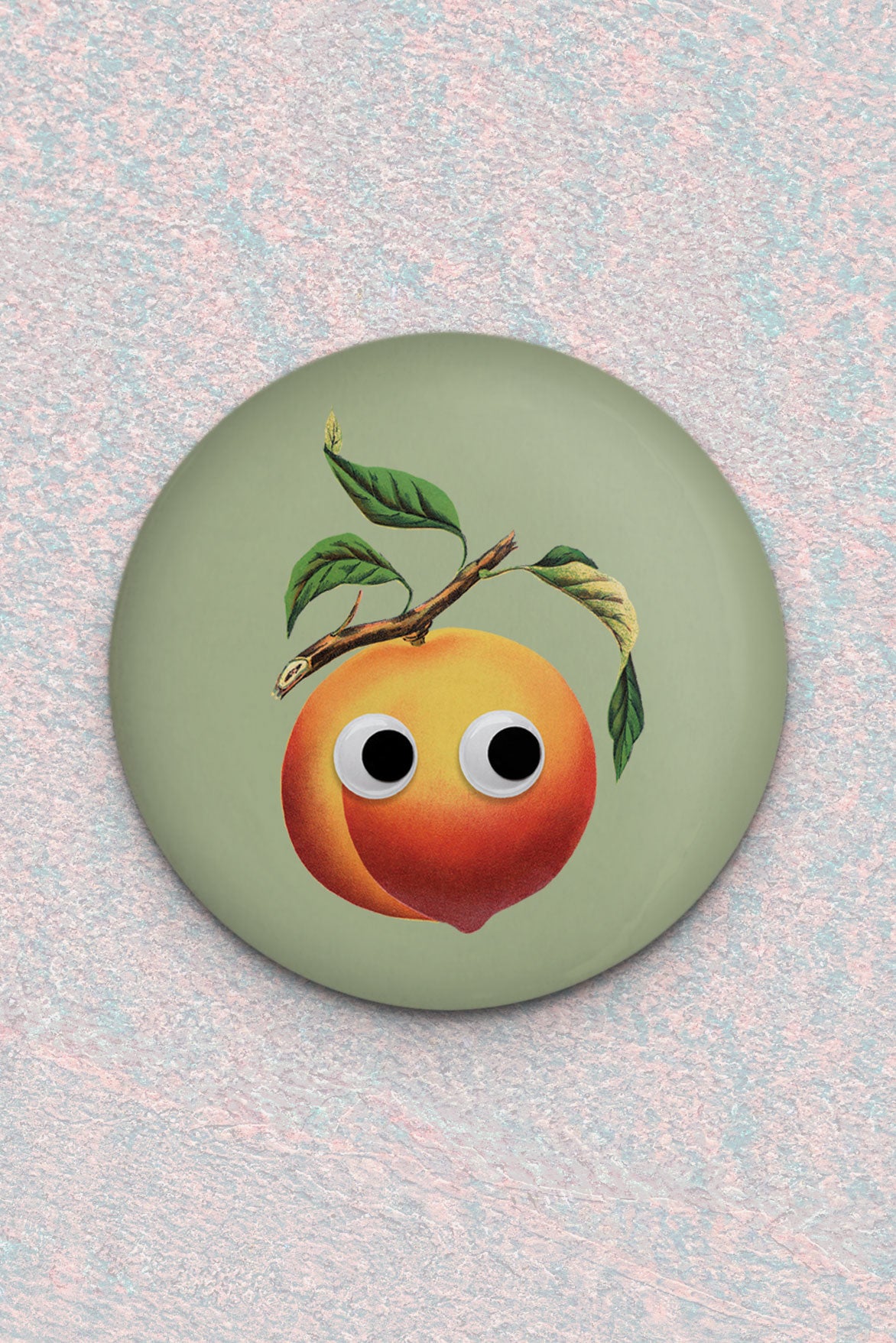 Aimant 'Googly Peach'