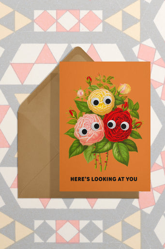 Carte de Voeux 'Here's Looking at You'