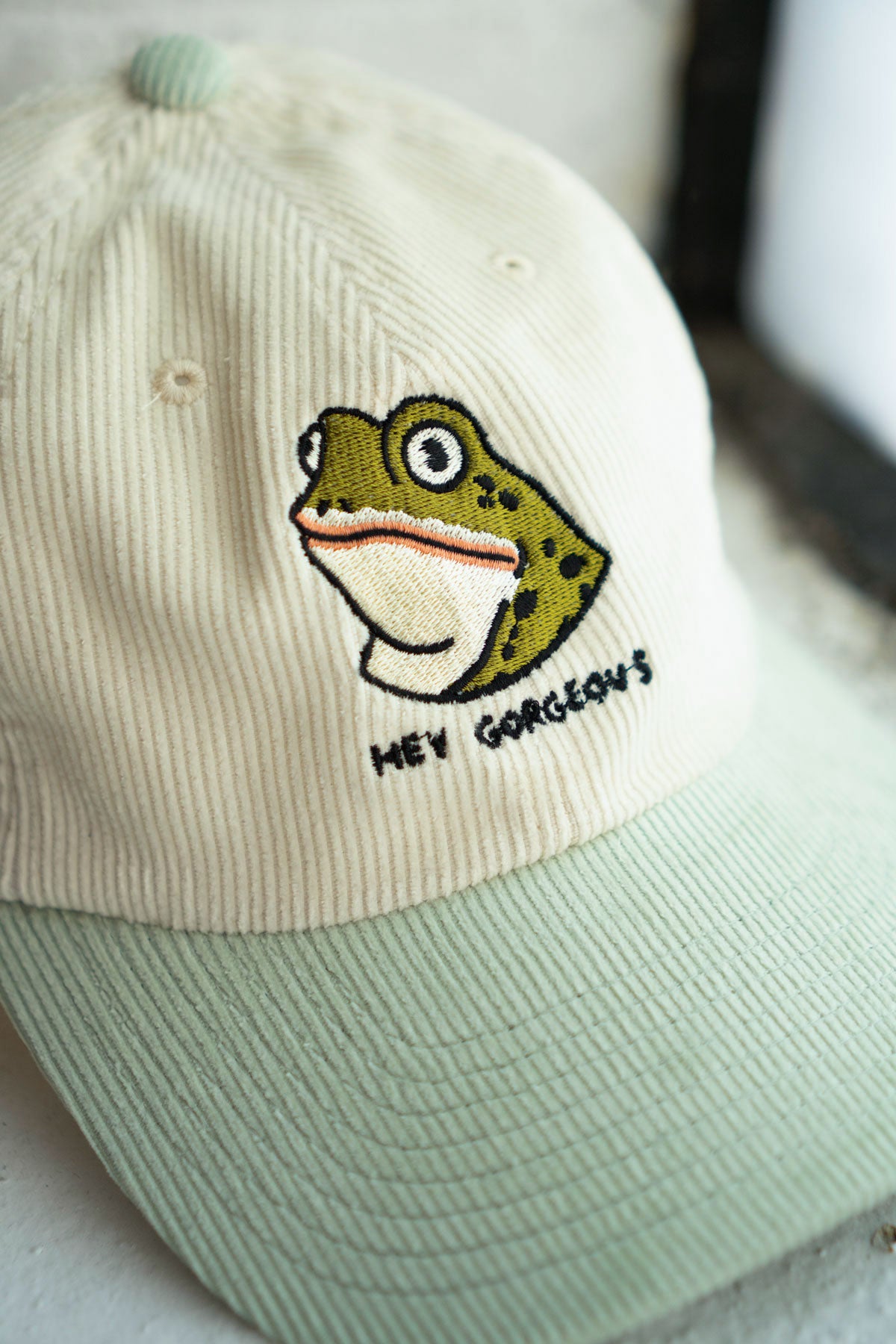 Casquette Velours Côtelé 'Hey Gorgeous'