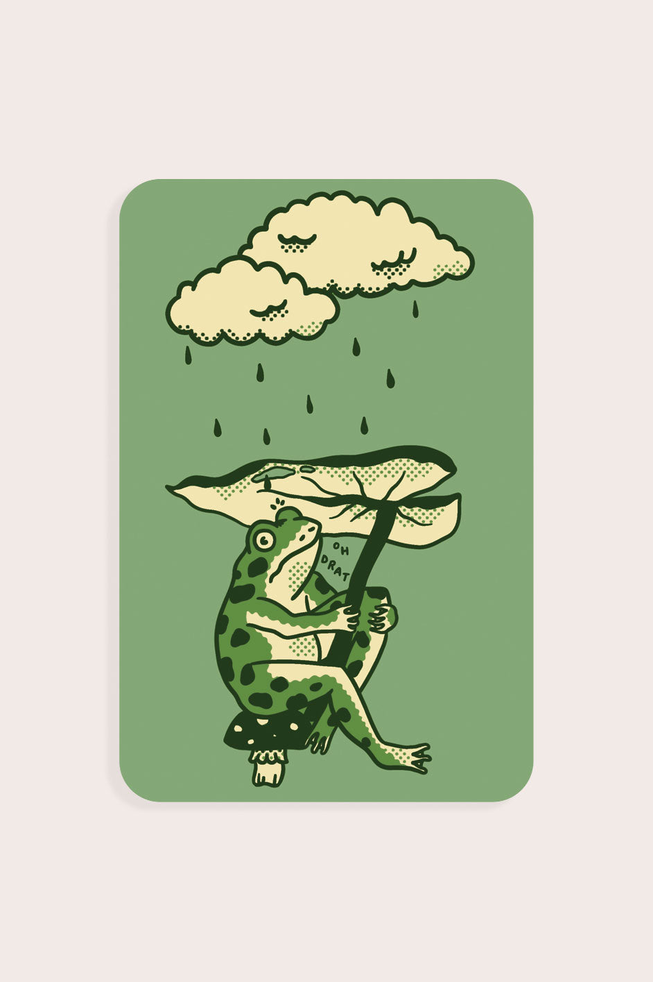 Autocollant 'Leaf Umbrella'
