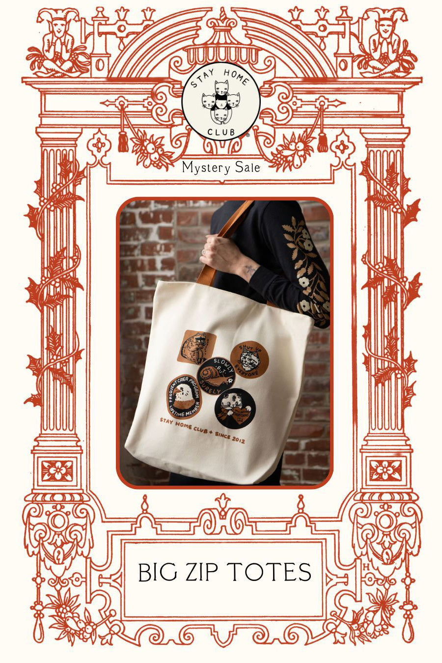 MYSTERY Big Zip Tote