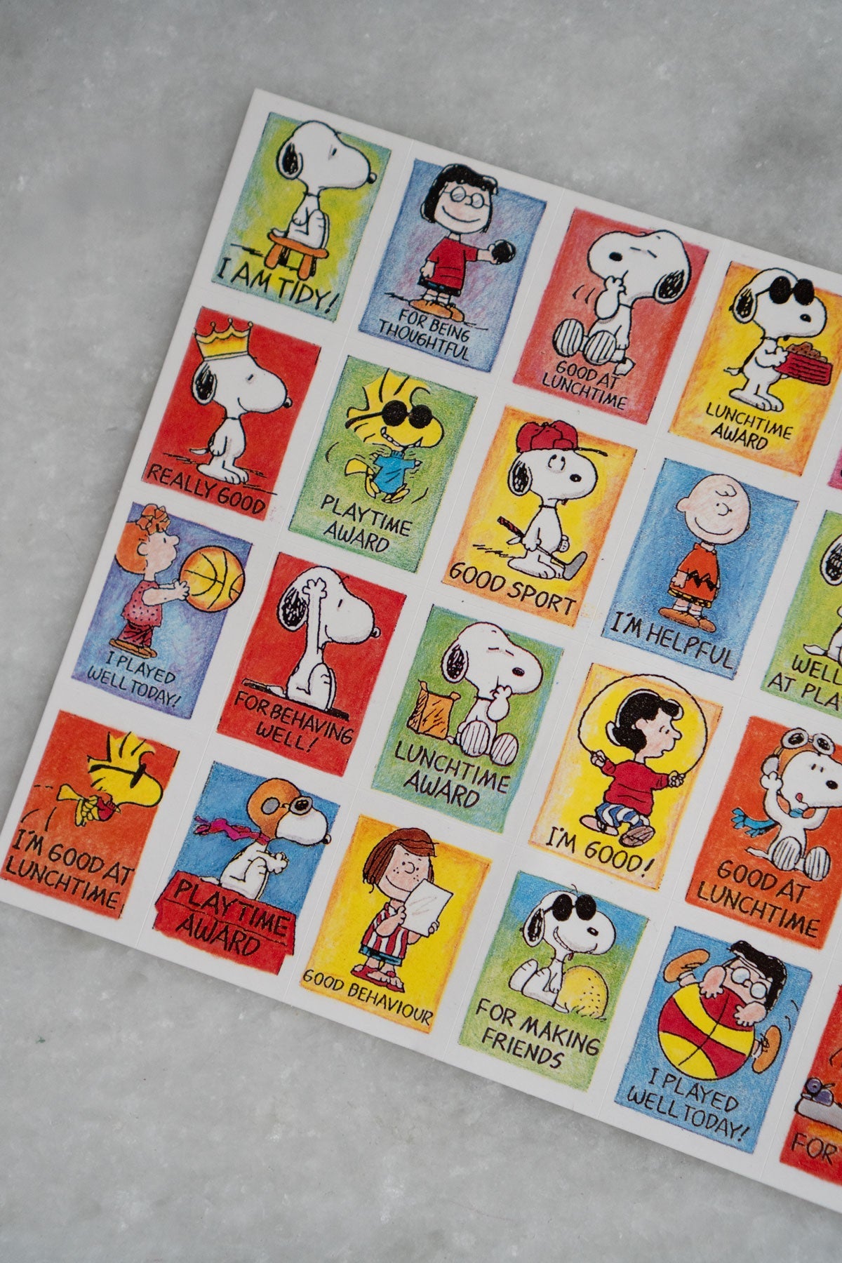 Autocollants pour étudiants vintage Peanuts®