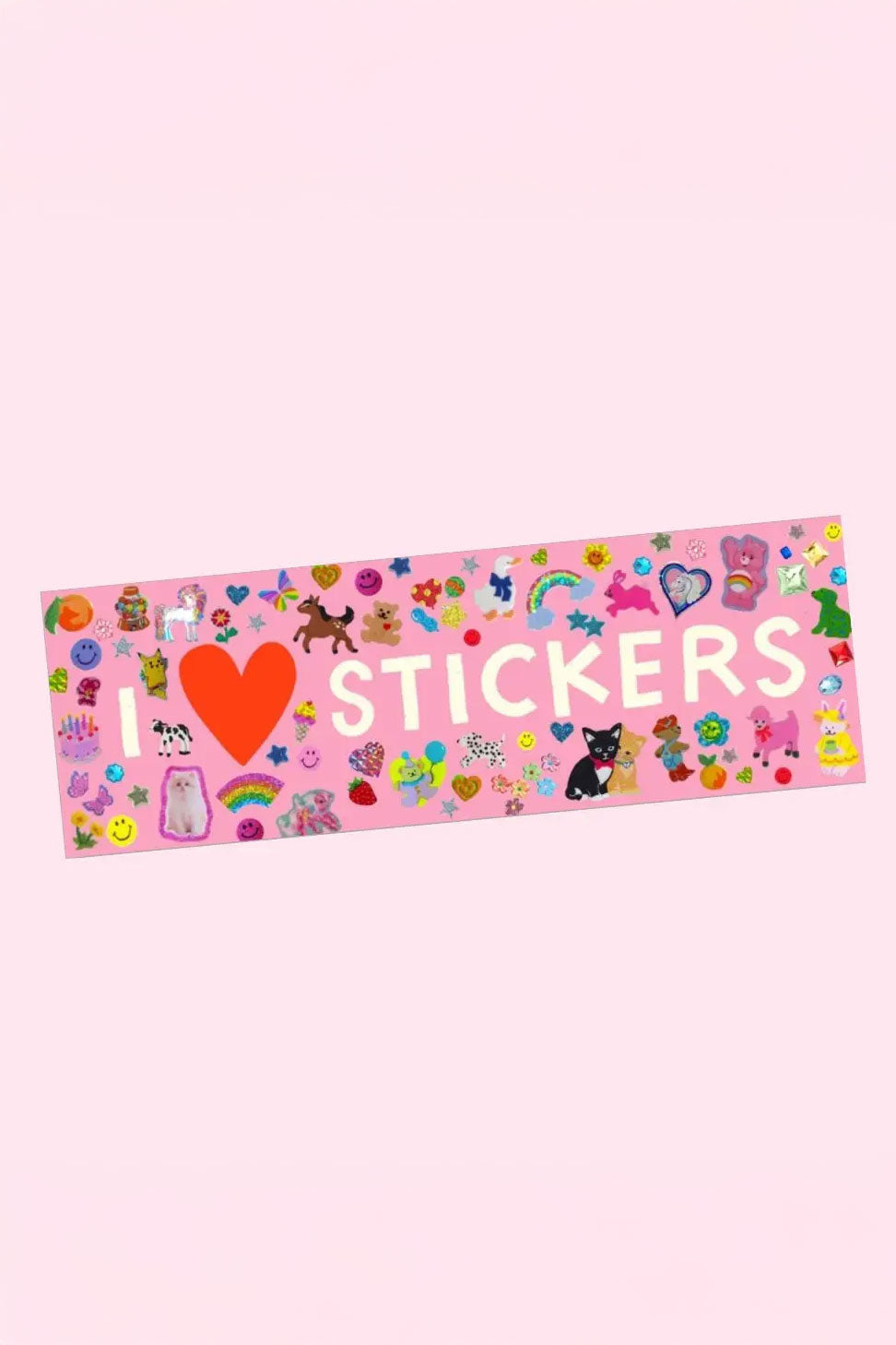 Autocollant pour auto 'I HEART STICKERS'