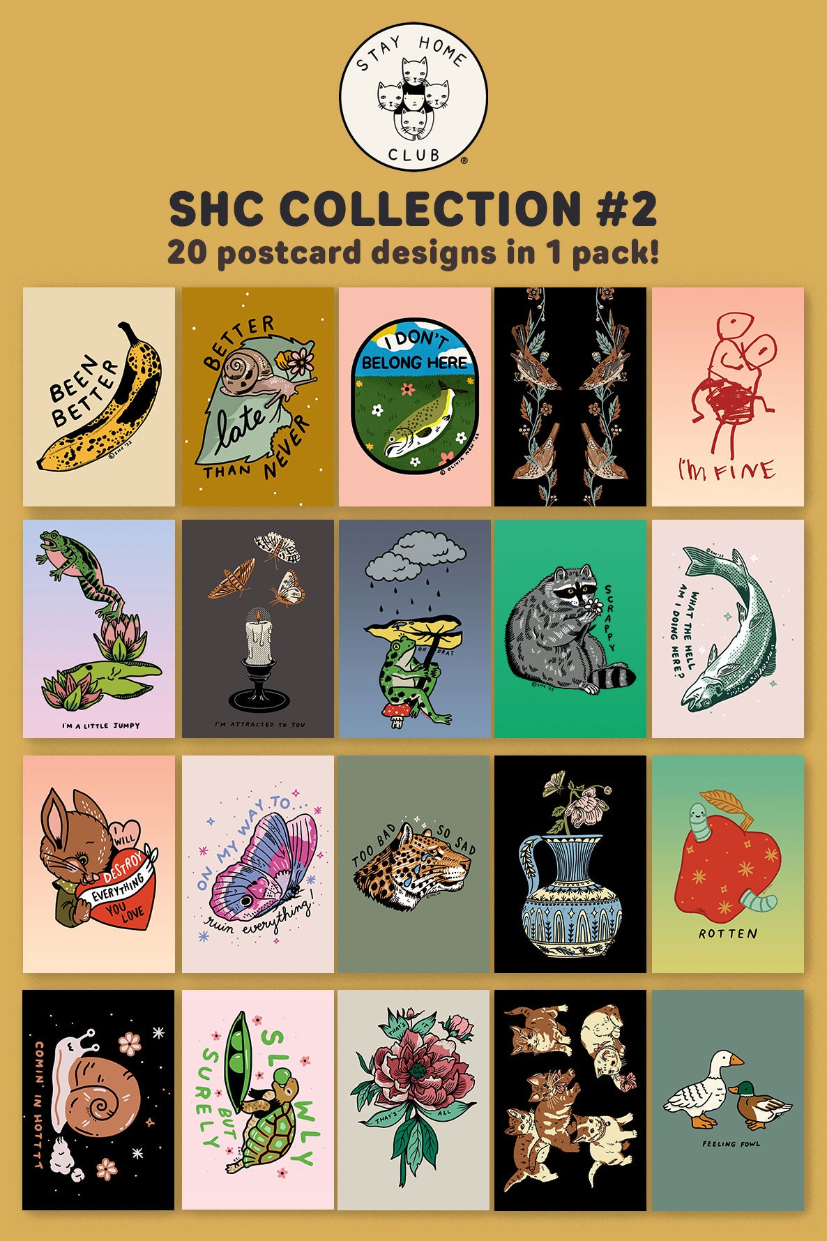 SHC Partie 2 - Pack de 20 cartes postales