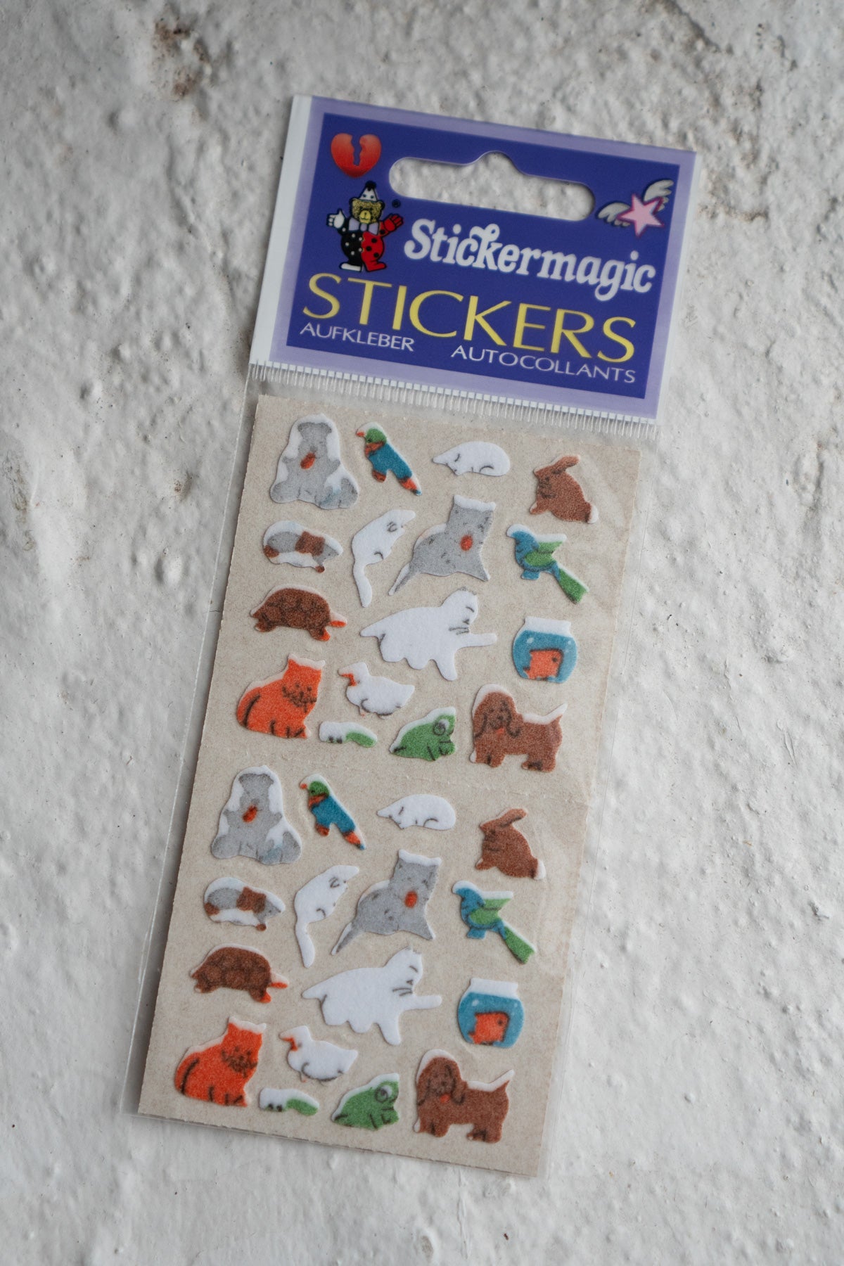 Autocollants Vintage - Animaux Tout Petits