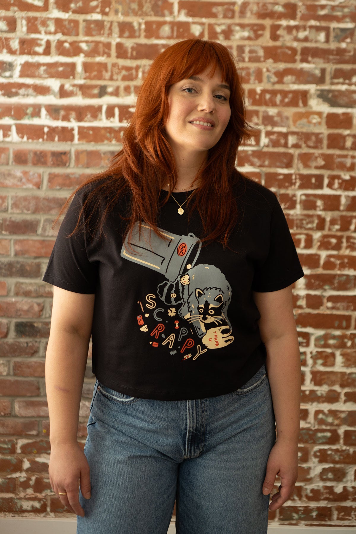 Scrappy Raccoon NL Boxy Tee