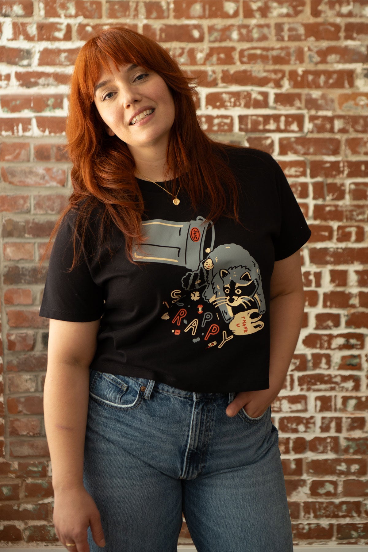 Scrappy Raccoon NL Boxy Tee