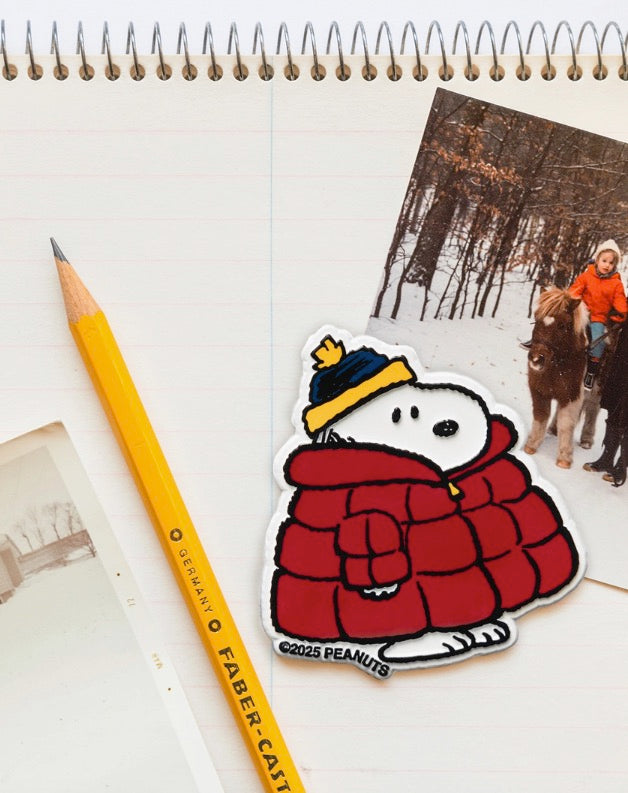 Snoopy Puffer Coat Magnet