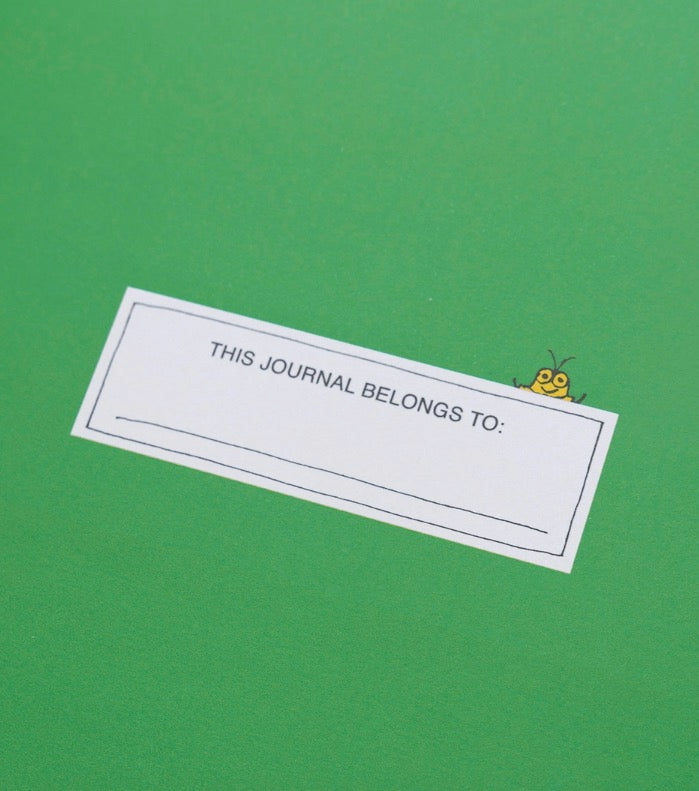 Lowly Floral Richard Scarry Embroidered Journal