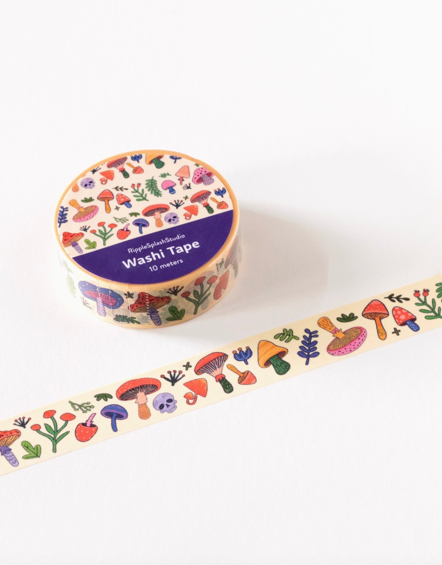 Mushroom Pattern Washi Tape