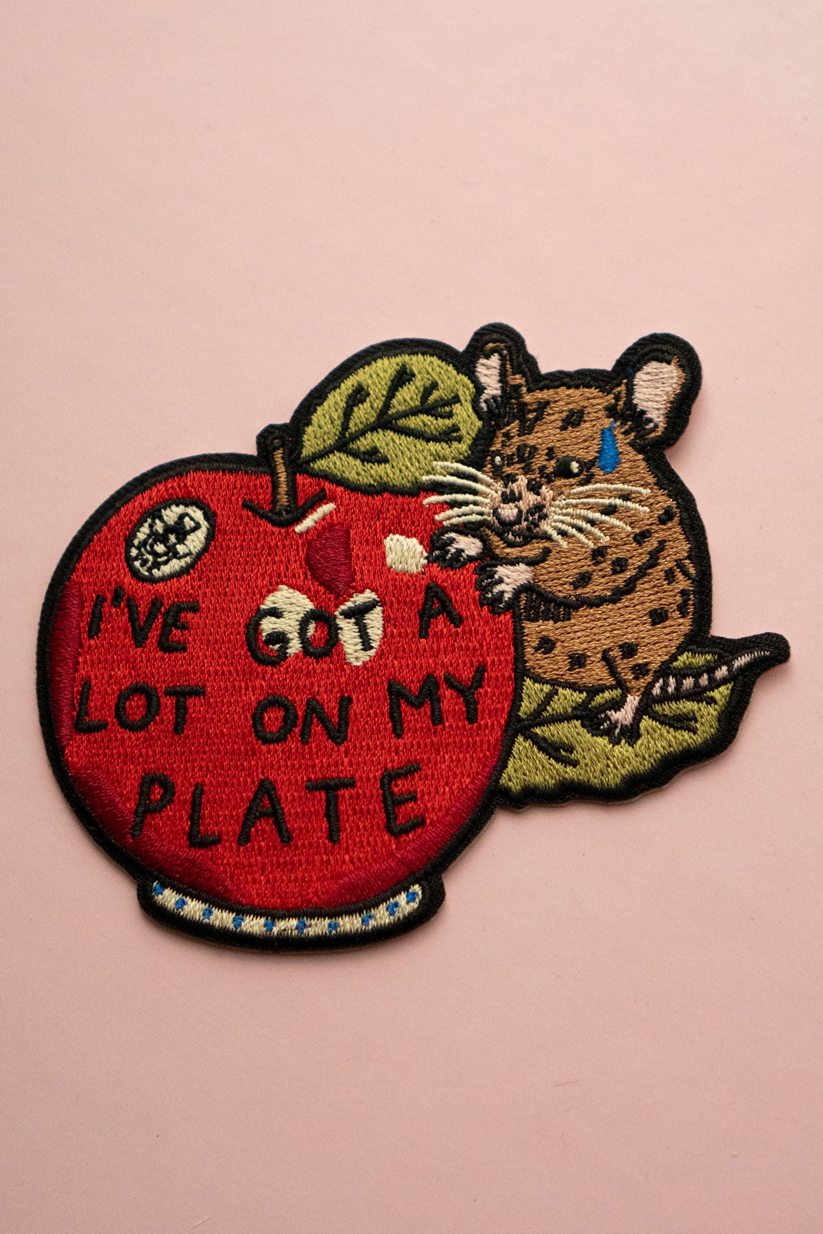 Patch collant 'A Lot on my Plate'