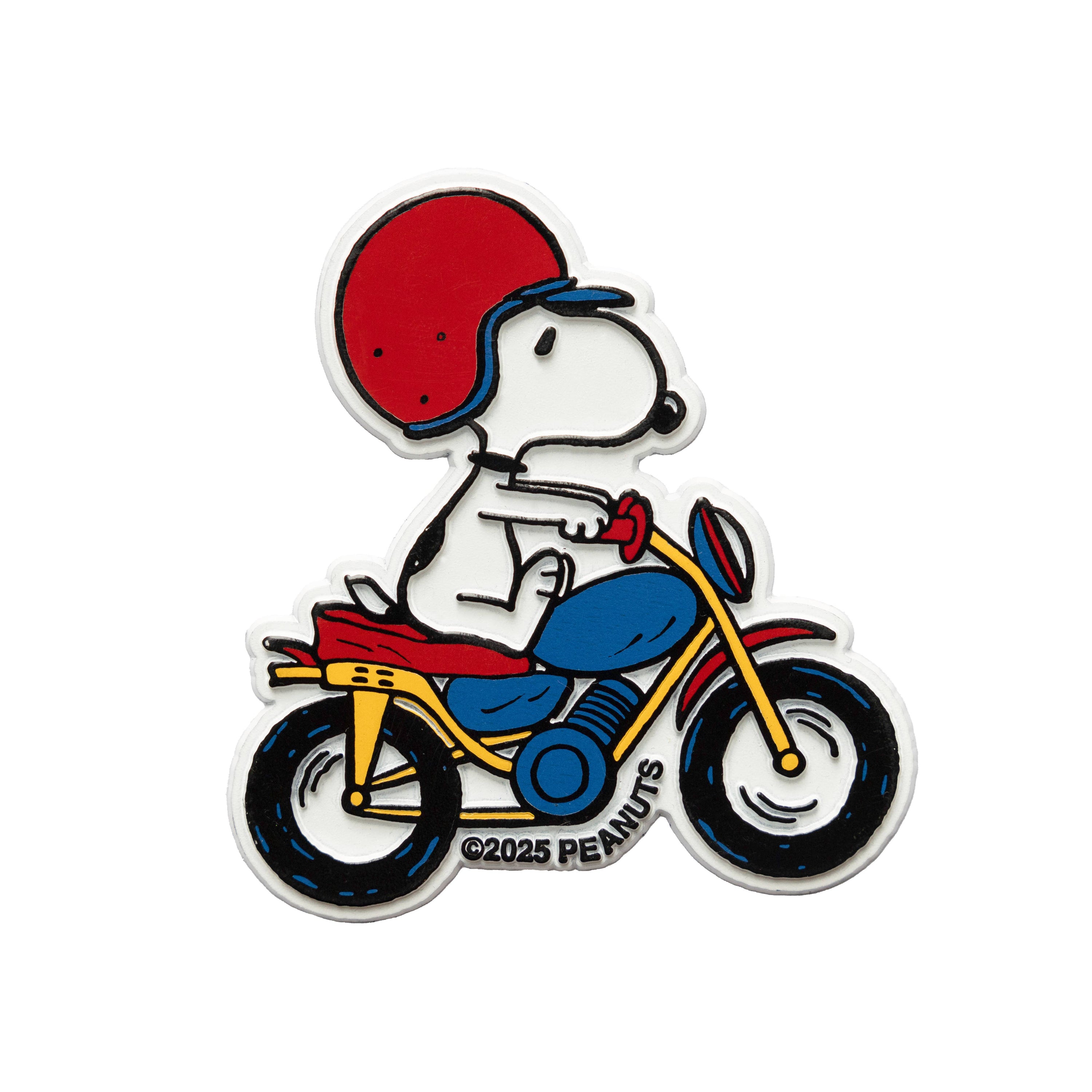 Snoopy Motorcycle Magnet