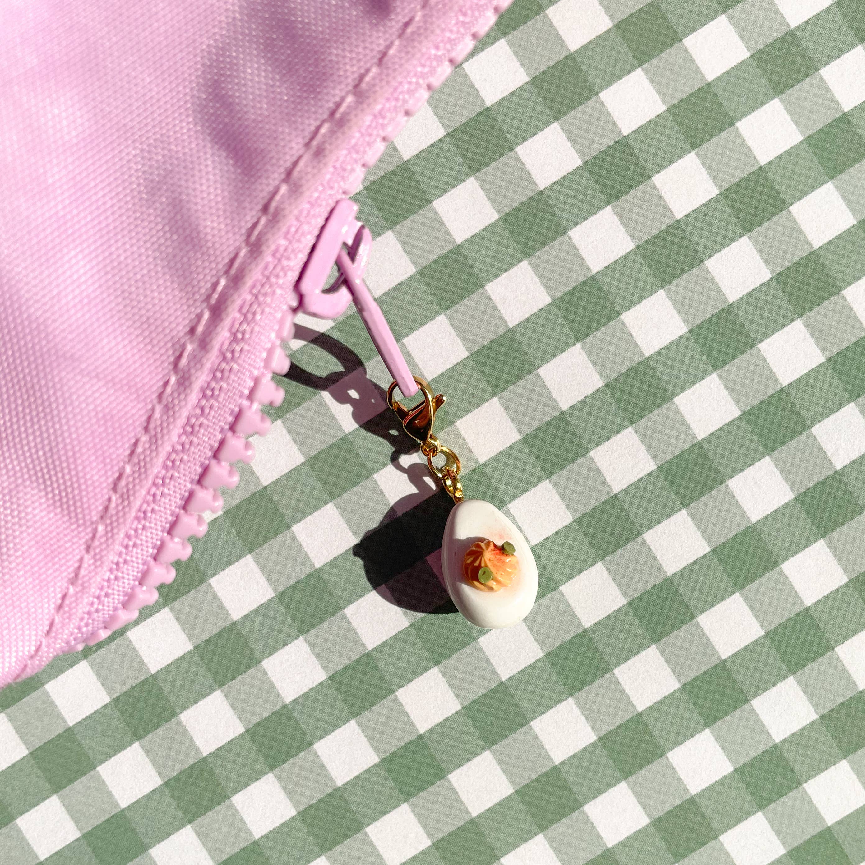 Tiny Devilled Egg Charm