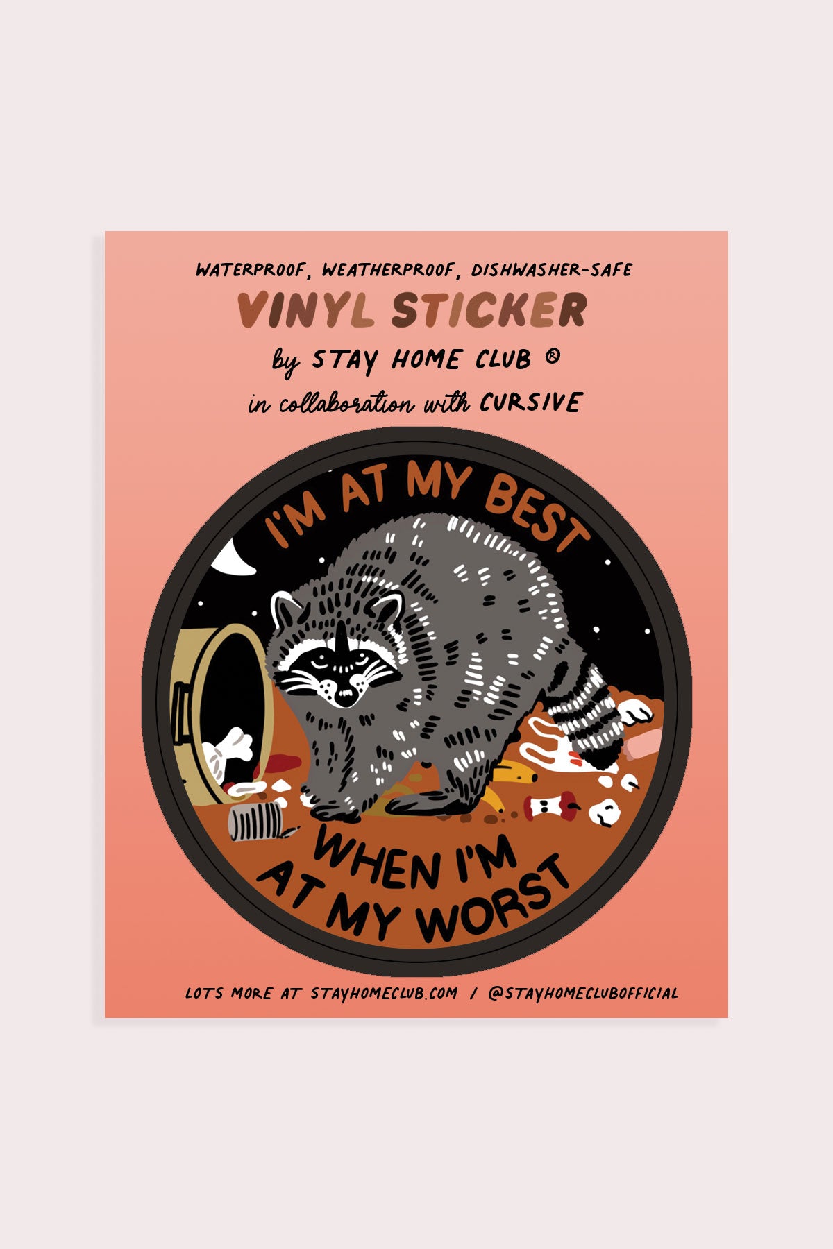 At My Best Vinyl Sticker