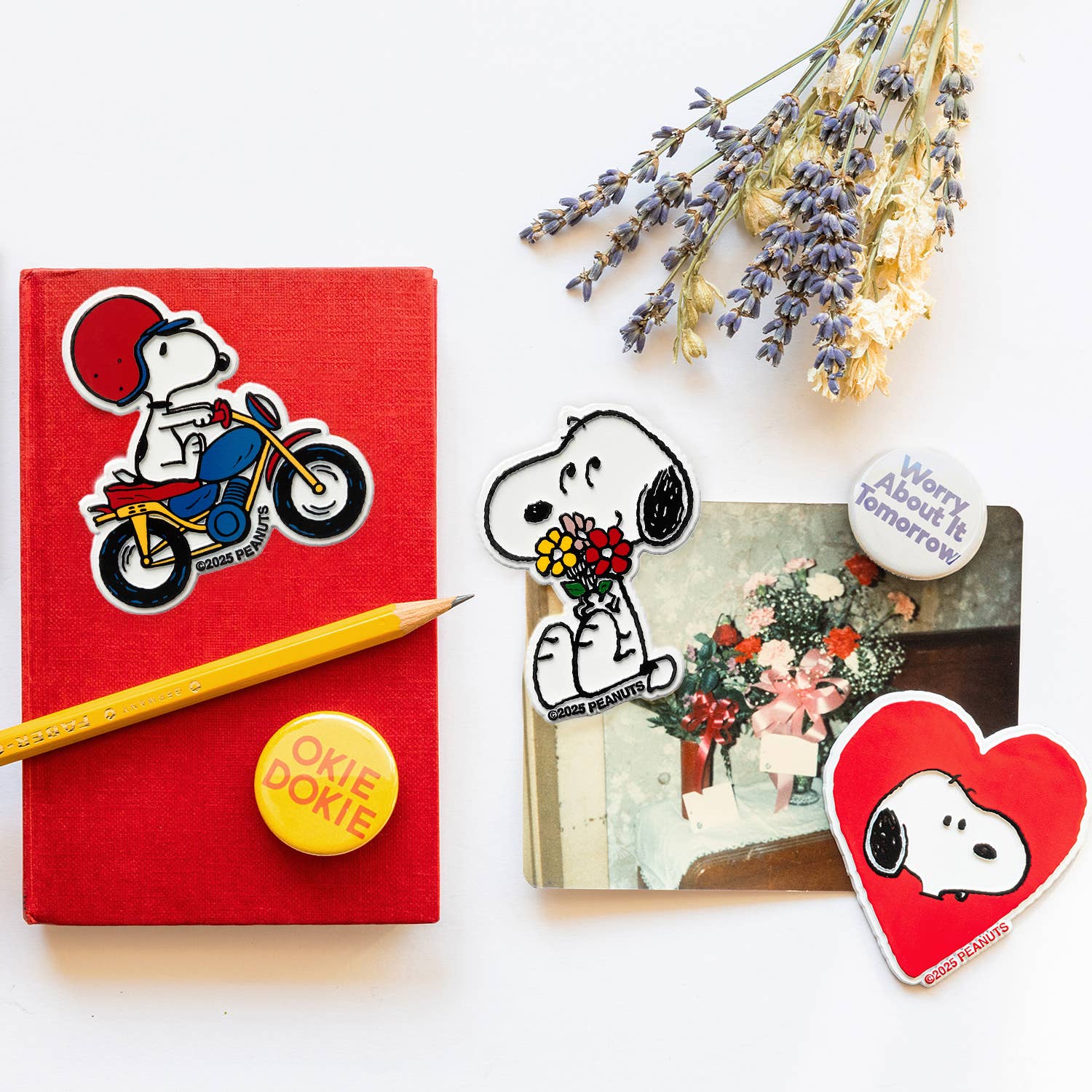 Snoopy Heart Magnet