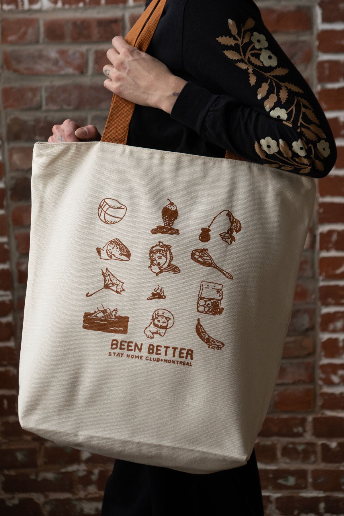 Been Better Icons Big Zip Tote