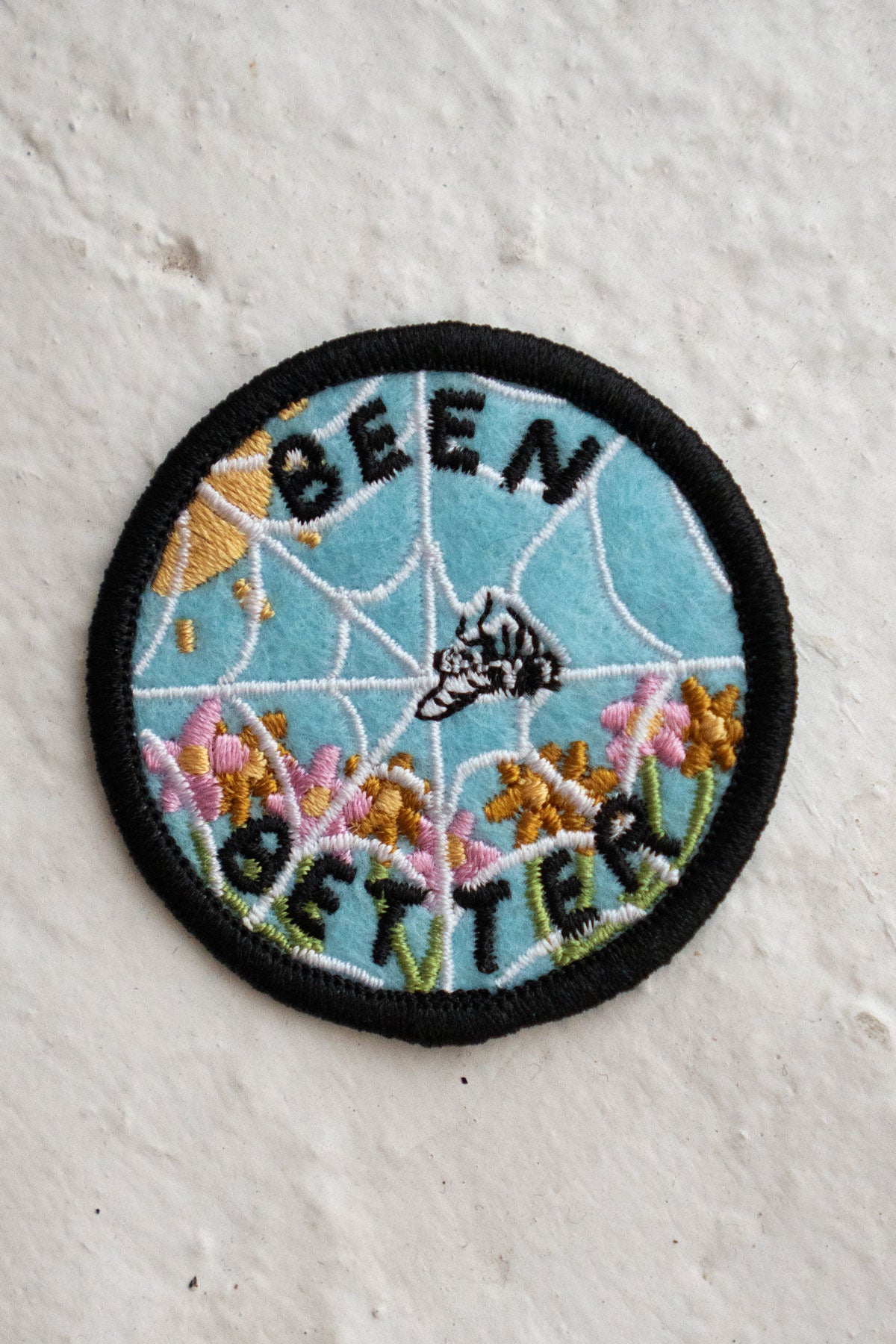 Been Better (Spiderweb) - Felt Sticky Patch