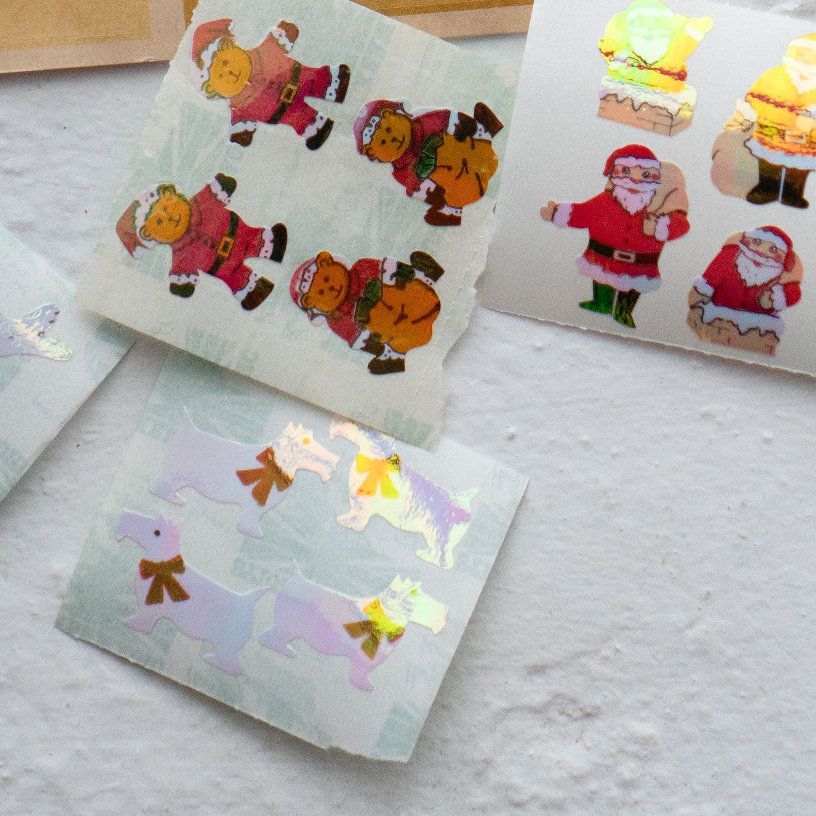 BLACK FRIDAY: Vintage Holiday Sticker Square