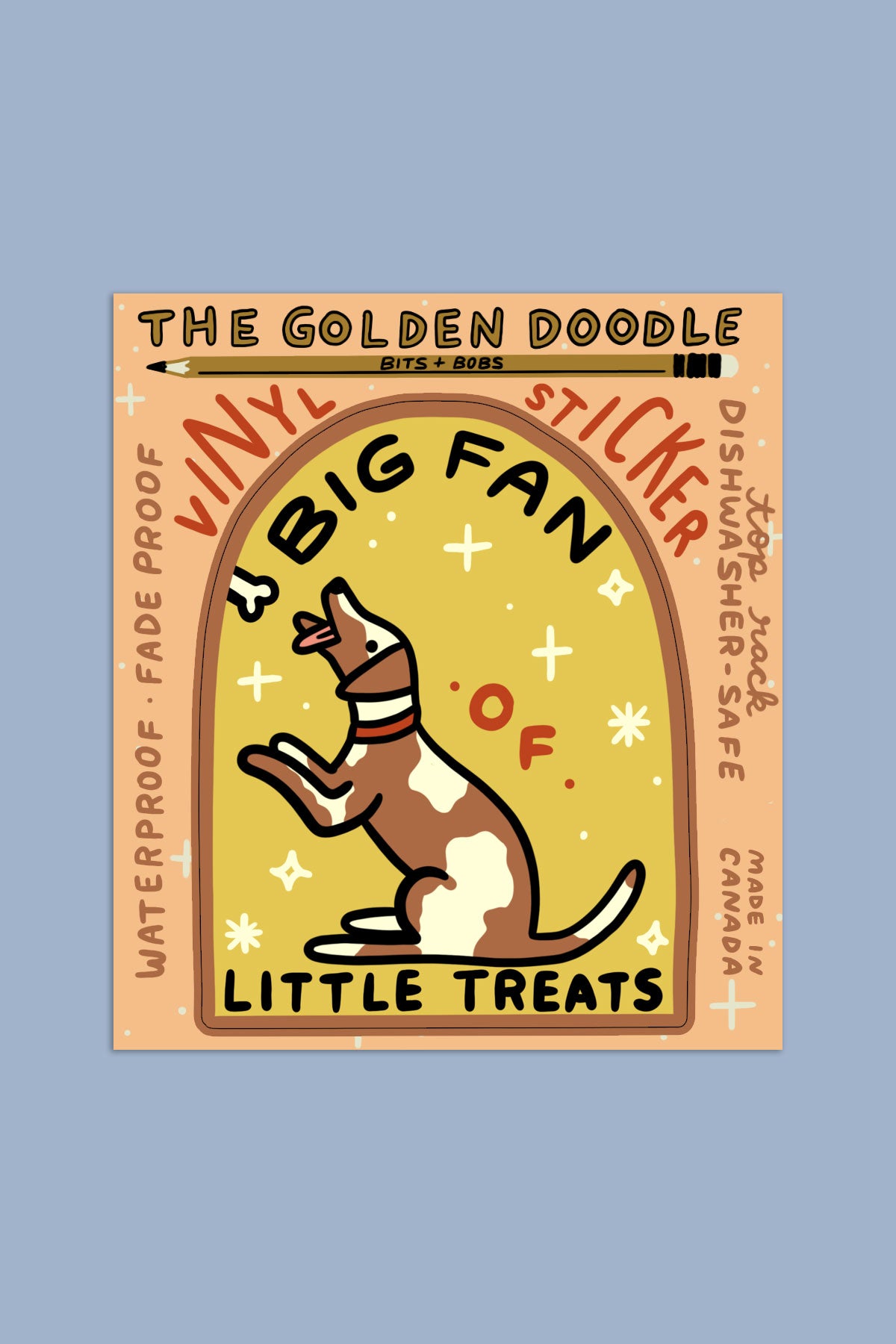 Autocollant 'Big Fan of Little Treats'