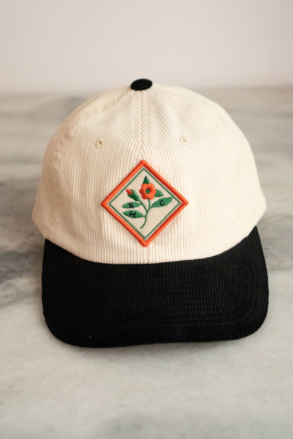 Casquette en Velours Côtelé 'SHC Bloom'