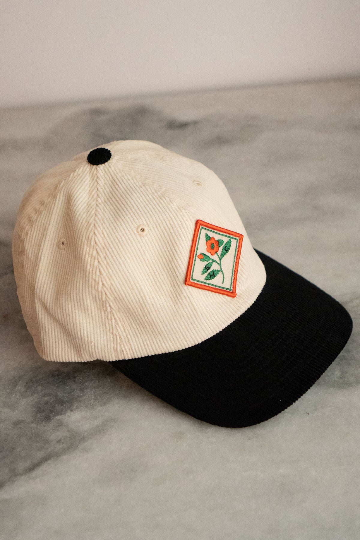Casquette en Velours Côtelé 'SHC Bloom'