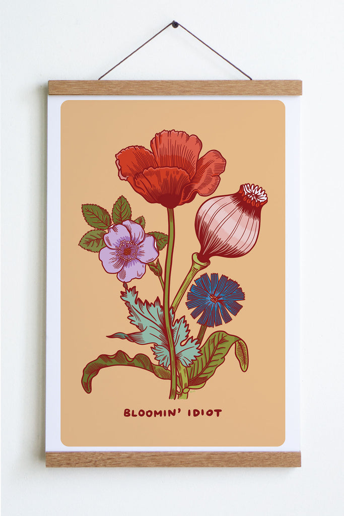 Affiche 'Bloomin Idiot'