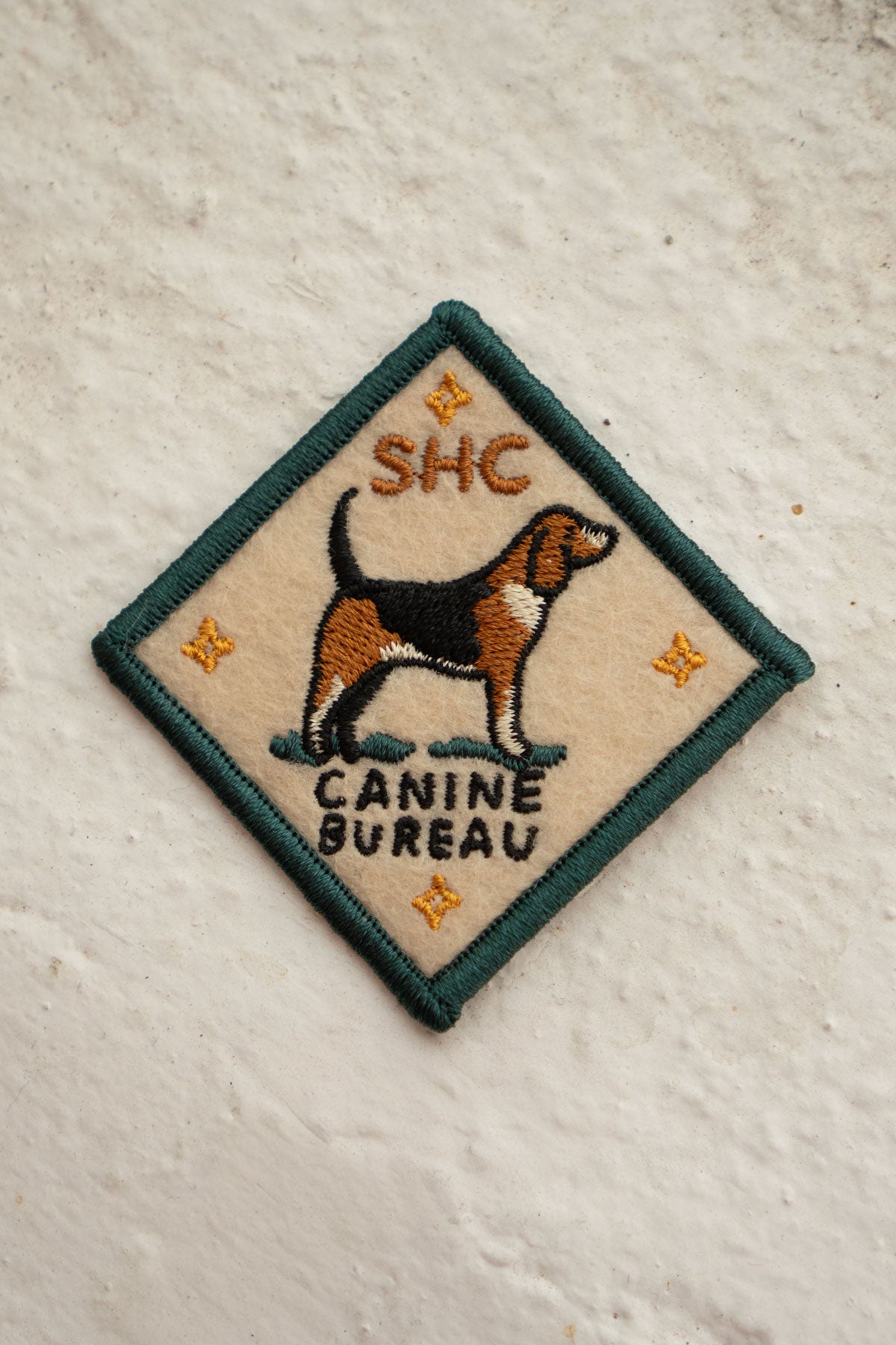 Patch collant en feutre 'SHC Canine Bureau'