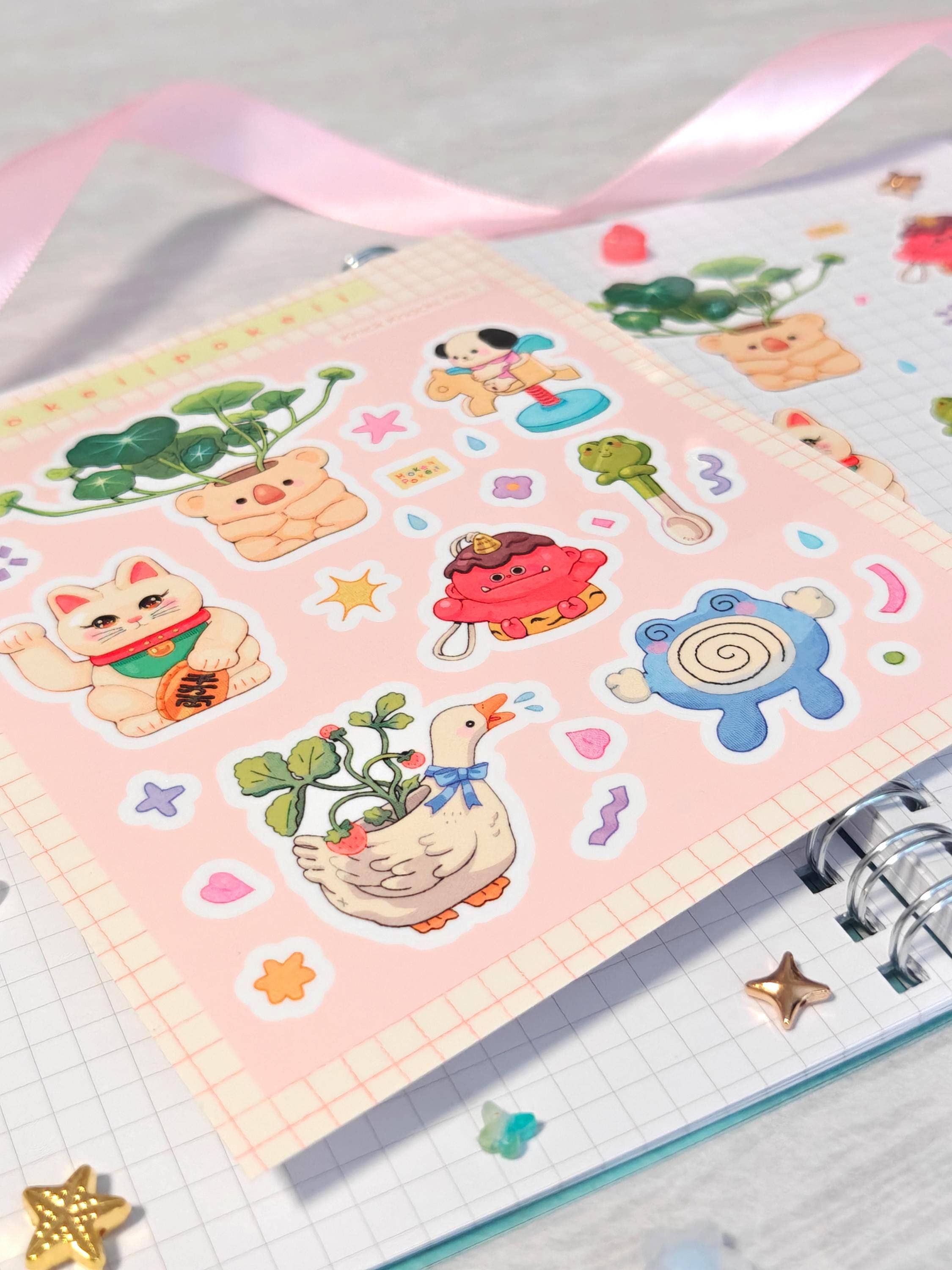 Knick Knacks Glossy Clear Sticker Sheet
