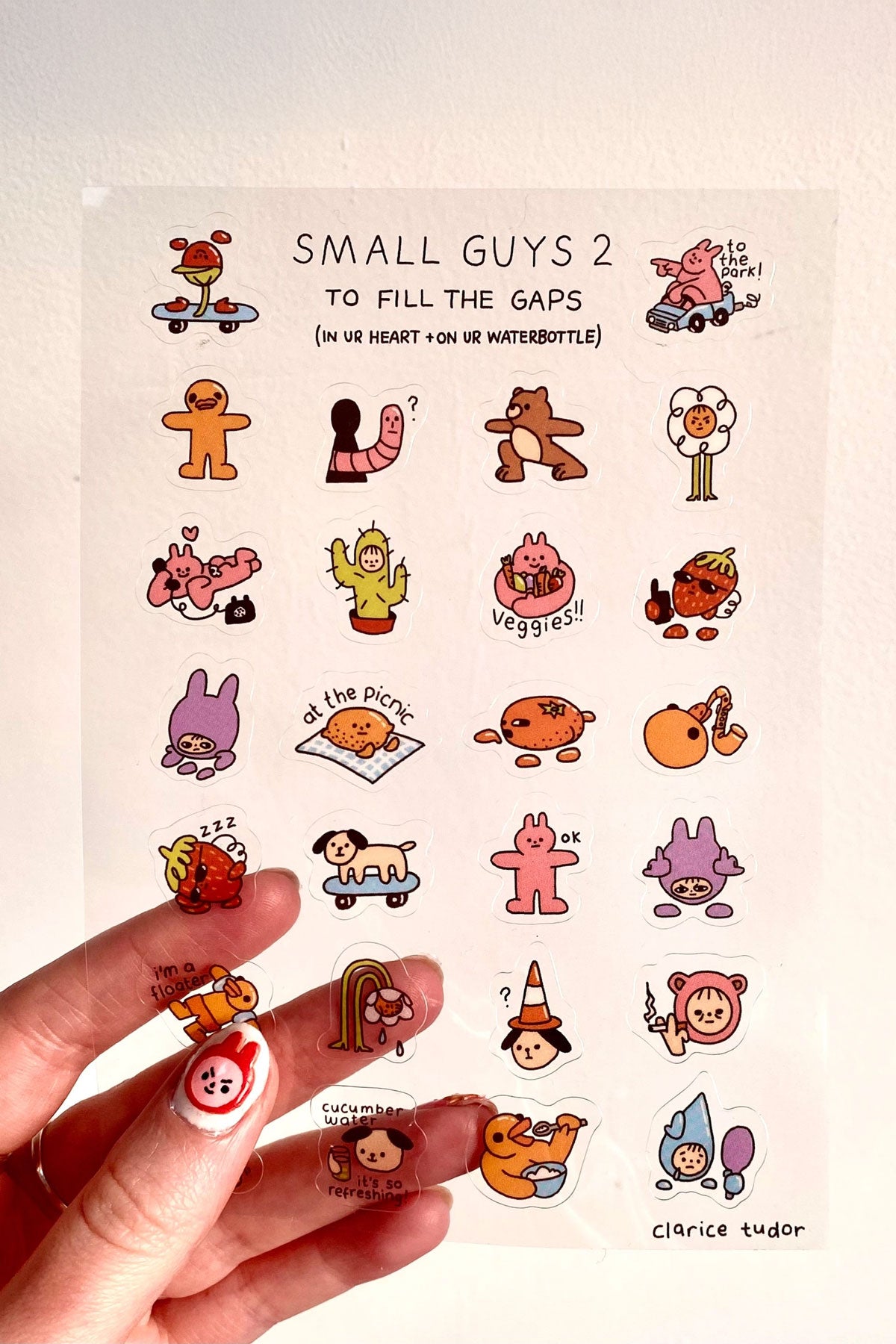 Feuille d'Autocollants 'Small Guys 2'