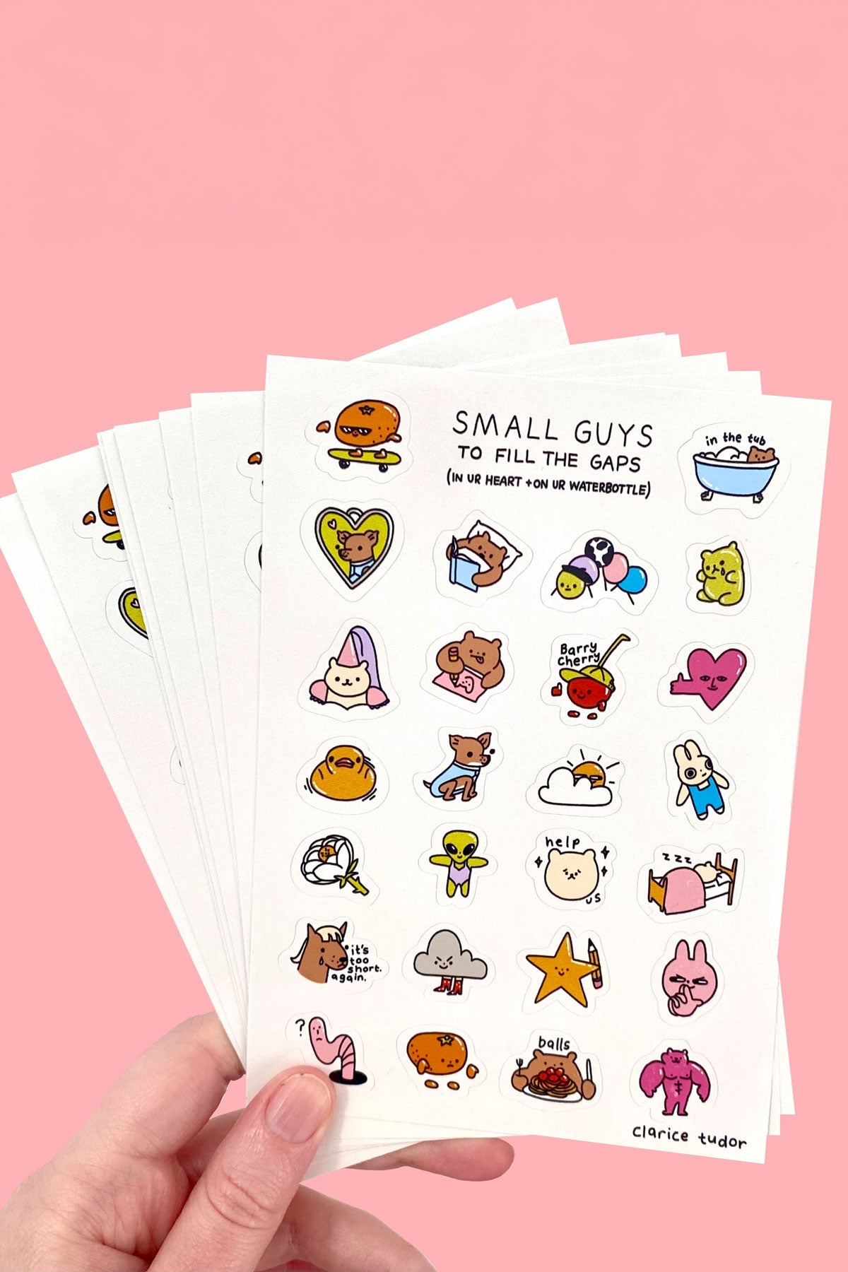 Feuille d'Autocollants 'Small Guys'
