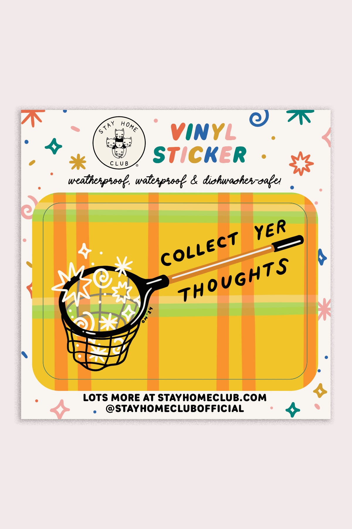 Collect Yer Thoughts Vinyl Sticker