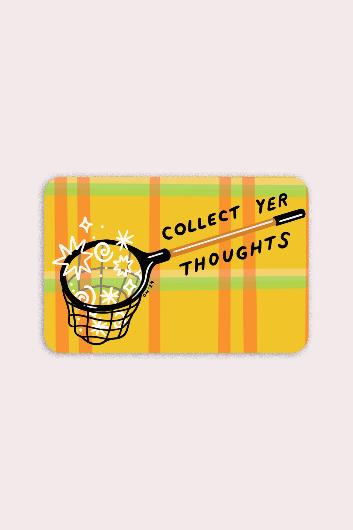 Collect Yer Thoughts Vinyl Sticker