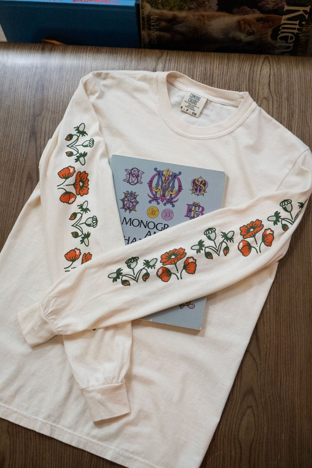 T-shirt à manches longues 'Poppy Pattern'