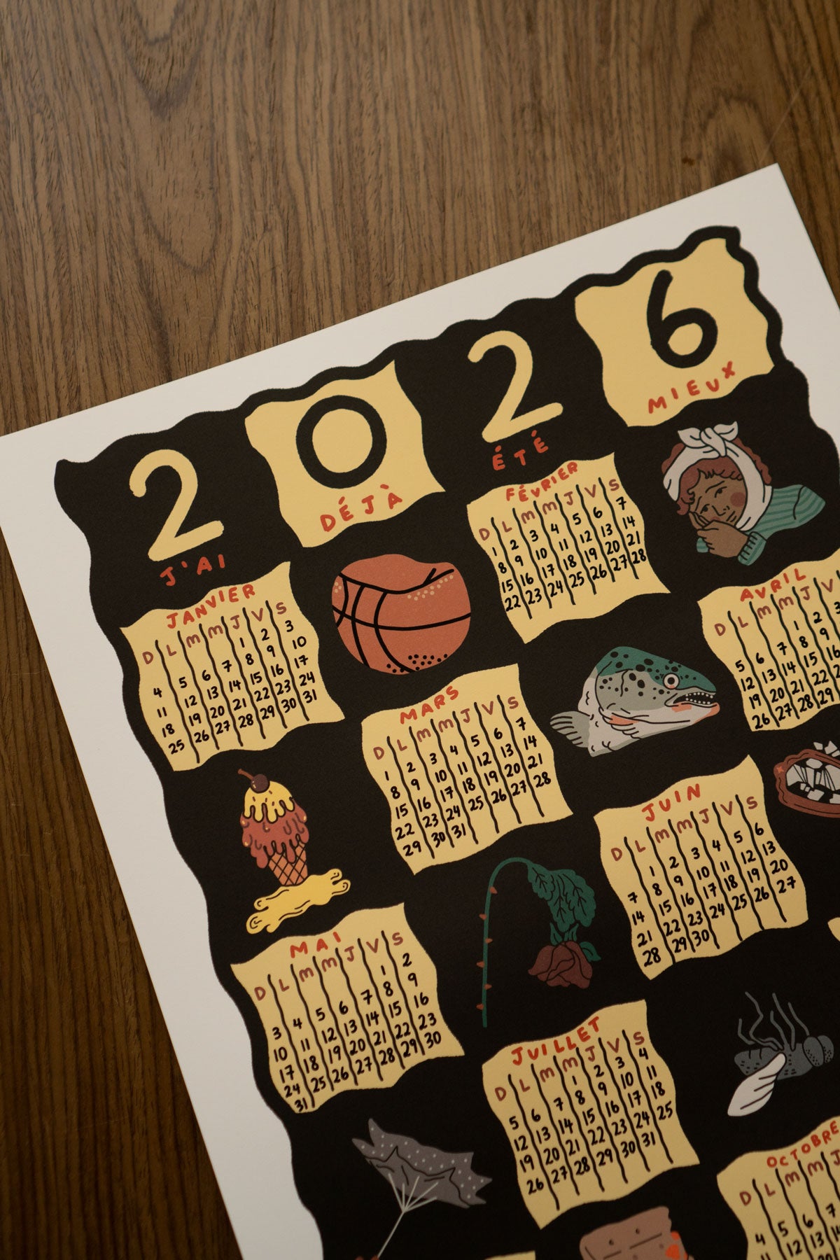 Been Better Icons - 2026 Calendar Print (English / French)
