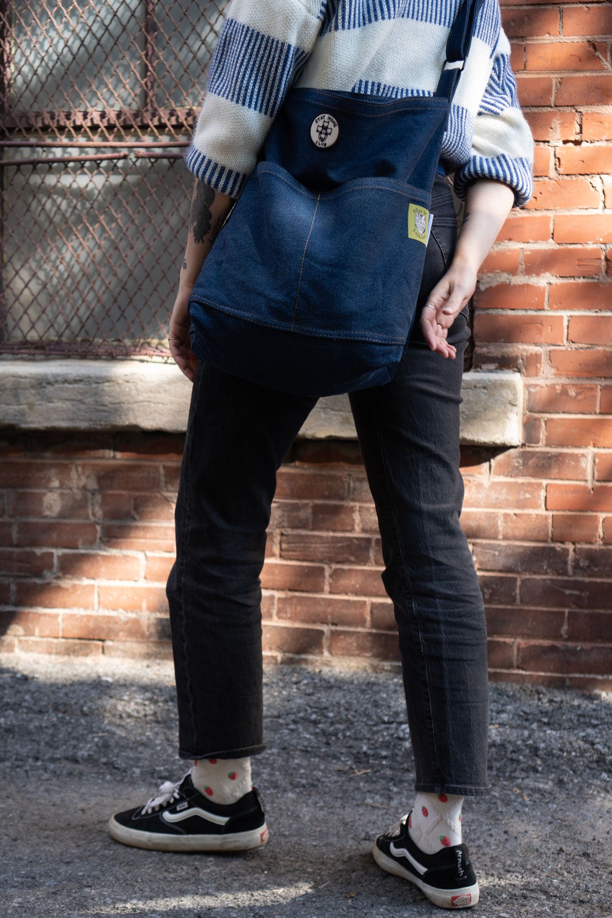 Fourre-Tout Denim à Poches - Choisis Ta Patch