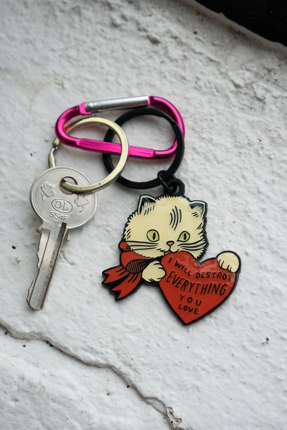 Porte-Clés 'Destroy Cat'