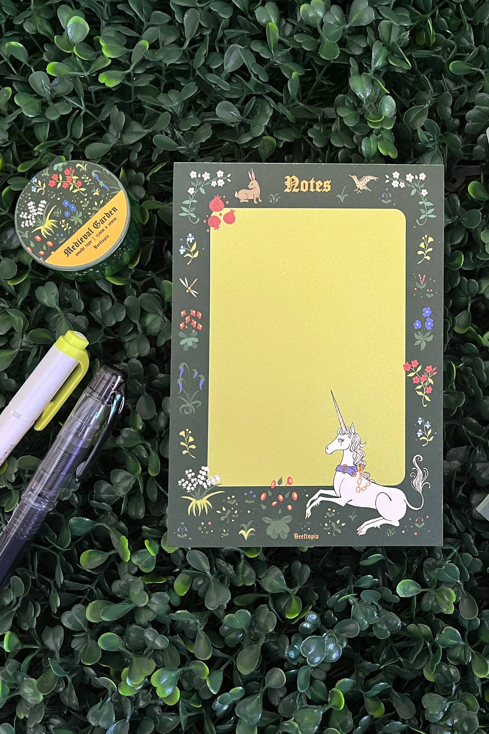 Unicorn Tapestry Notepad