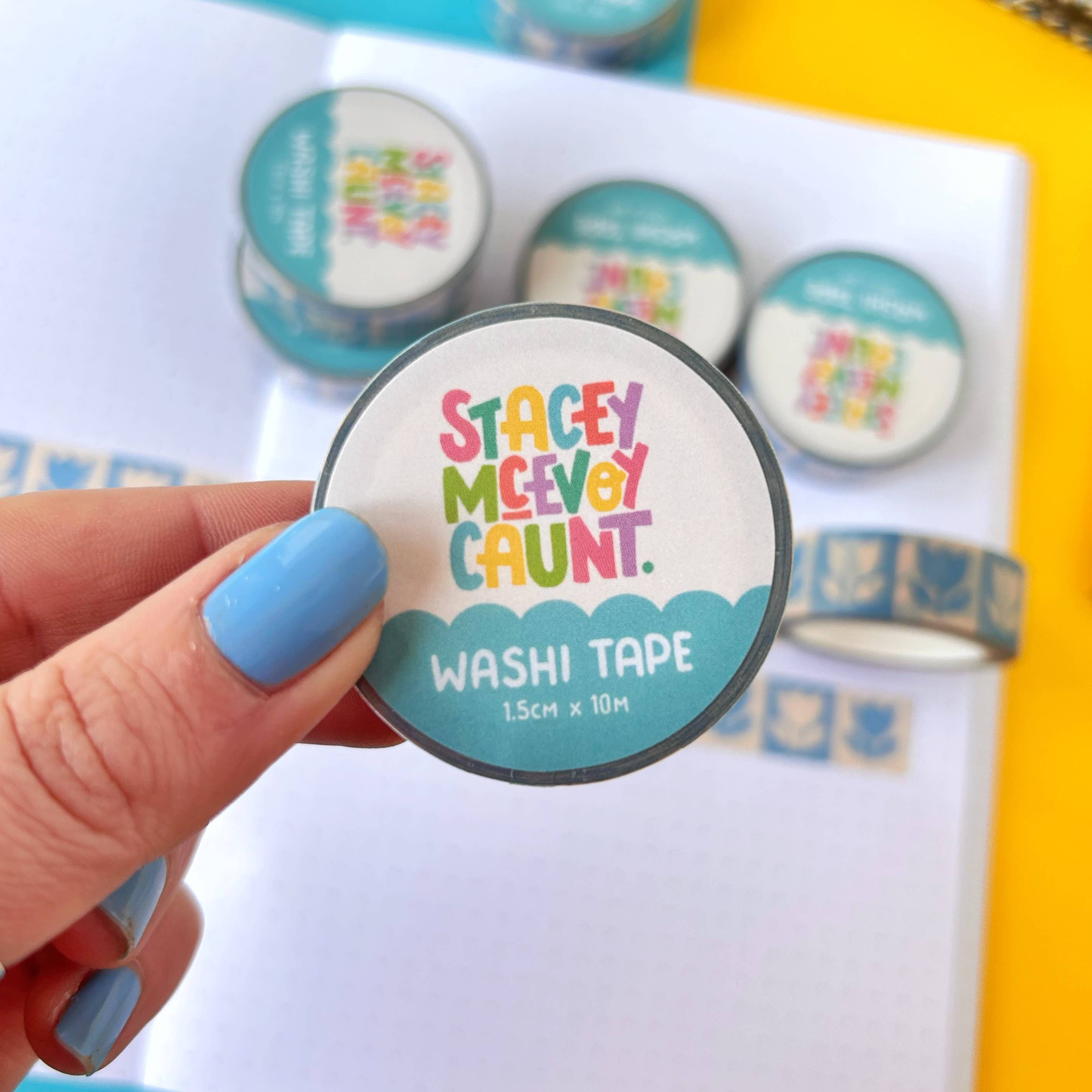 Ruban décoratif 'Blue Tulip'