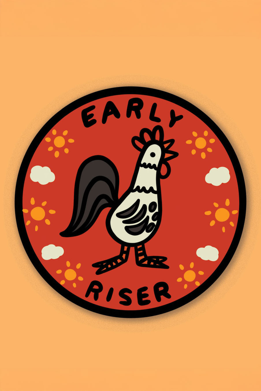 Early Riser Vinyl Sticker